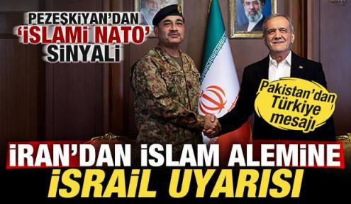 İran'dan tüm İslam alemine İsrail uyarısı! Pezeşkiyan'dan 'İslami NATO' sinyali