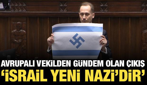 Polonya parlamentosunda İsrail'e Nazi semboll&uuml; tepki: İsrail yeni &Uuml;&ccedil;&uuml;nc&uuml; Reich'tir