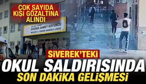 Şanlıurfa'daki okul saldırısında son dakika gelişmesi: Çok sayıda isim gözaltına alındı