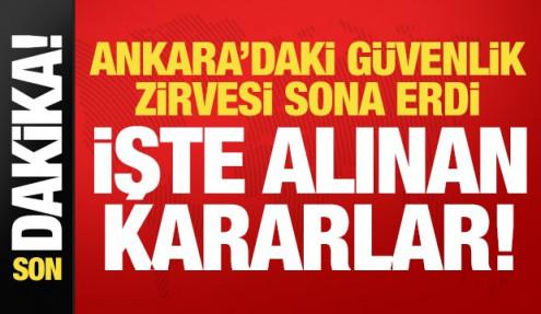 Son dakika: Ankara'da okul güvenliği zirvesi sona erdi! Yeni kararlar duyuruldu...