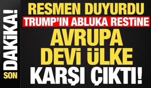 Son dakika: İngiltere'den resmi açıklama geldi! Trump'ın 'abluka' restine karşı çıktı...