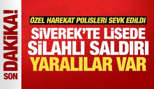 Son Dakika... Siverek'te okula giren saldırgan ateş açtı! Yaralılar var