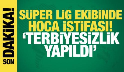 Süper Lig ekibinde hoca istifası! 'Terbiyesizlik yapıldı'