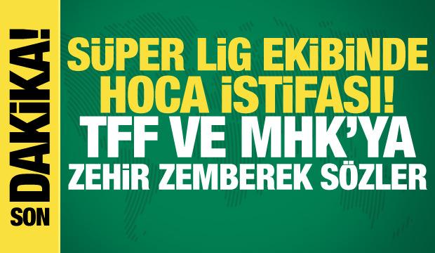 Süper Lig ekibinde hoca istifası! 'Terbiyesizlik yapıldı'