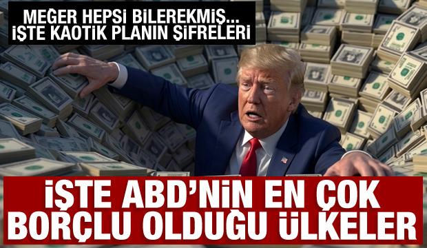 Trump&rsquo;ın b&uuml;y&uuml;k sıfırlama planı: ABD'nin en &ccedil;ok bor&ccedil;lu olduğu &uuml;lkeler a&ccedil;ıklandı!