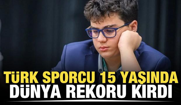 T&uuml;rk sporcu 15 yaşında d&uuml;nya rekoru kırdı