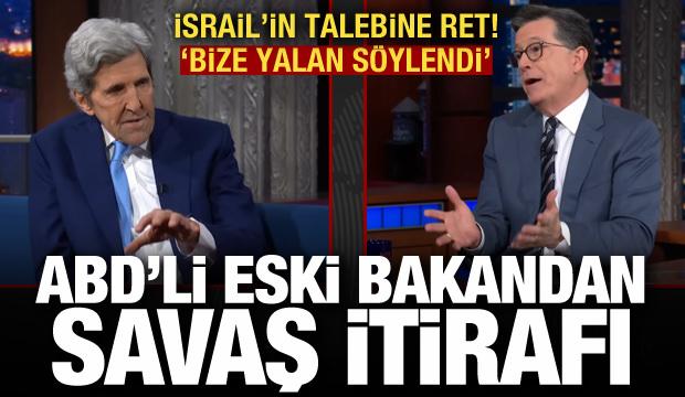 ABD'li eski Bakandan savaş itirafı: Bize yalan s&ouml;ylendi! İsrail'in talebine ret