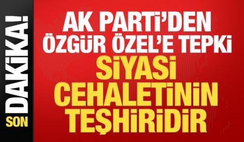 AK Parti Sözcüsü Çelik'ten Özgür Özel'e tepki: Siyasi yetersizliğinin ispatı