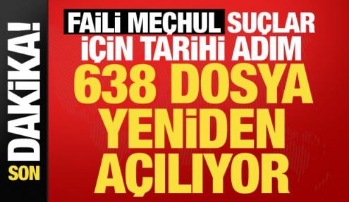 Bakanlık duyurdu: 75 ilde düğmeye basıldı! 638 faili meçhul dosya açılıyor