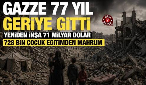 BM yayınladı! Gazze’nin acı bilançosu: 77 yıl geriye gitti! 71 milyar dolar acil ihtiyaç