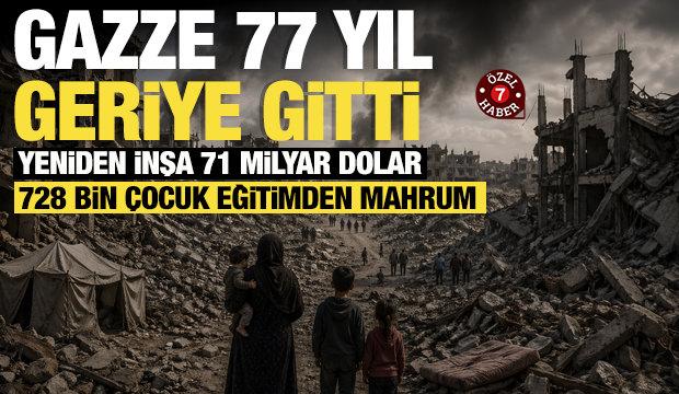 BM yayınladı! Gazze’nin acı bilançosu: 77 yıl geriye gitti! 71 milyar dolar acil ihtiyaç