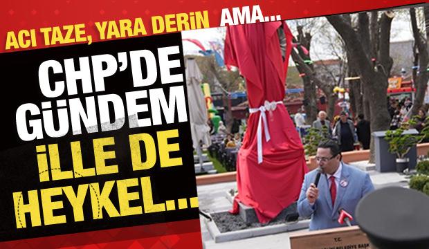 CHP'li Marmaraereğlisi Belediyesi'nin heykel sevdası herkesin tepkisini çekti
