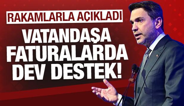 Enerji faturalarına 434 milyar liralık dev destek: Bakan Bayraktar rakamları a&ccedil;ıkladı!