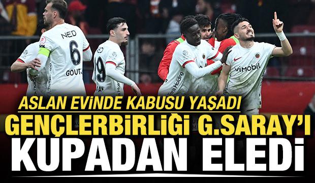Aslan evinde kabusu yaşadı! Gençlerbirliği, Galatasaray'ı kupadan eledi
