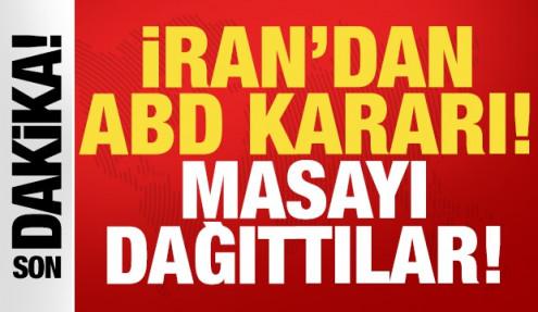 İran'dan son dakika müzakere kararı: ABD'ye tek şart sundular!