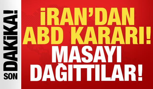 İran'dan son dakika müzakere kararı: ABD'ye tek şart sundular!