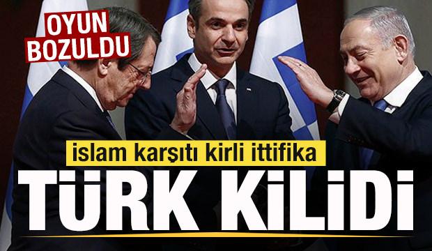 İslam karşıtı kirli ittifaka Türk kilidi! Yunanistan, İsrail ve Rumların oyunu bozuldu