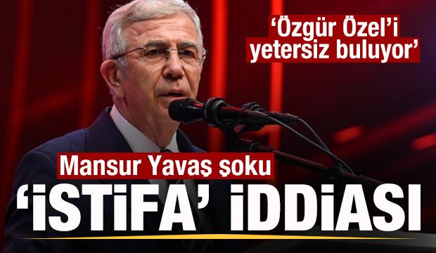 Mansur Yavaş şoku! İstifa iddiası! 