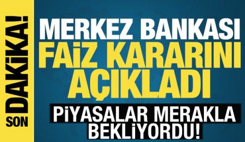 Merkez Bankası faizi yüzde 37’de sabit tuttu