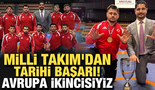 Milli Takım'dan tarihi başarı! Avrupa ikincisiyiz