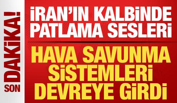 Son dakika: İran'da hava savunma sistemleri devreye girdi! Tahran'a patlama sesleri