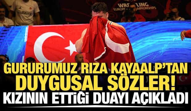 Tarihi zafer sonrası Rıza Kayaalp'tan duygusal s&ouml;zler! Kızının ettiği duayı a&ccedil;ıkladı