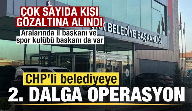 Uşak Belediyesi'ne 2. dalga operasyon! &Ccedil;ok sayıda g&ouml;zaltı kararı! Dikkat &ccedil;eken isimler