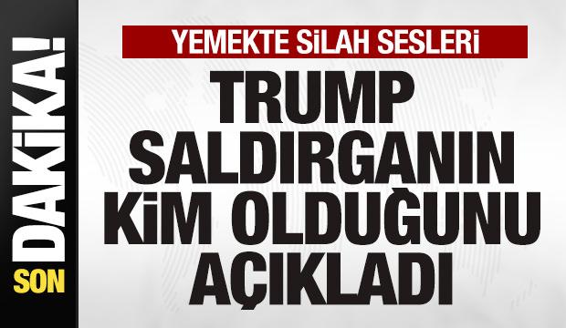 Yemekte silah sesleri! Trump saldırganın kim olduğunu duyurdu