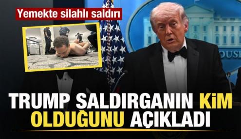 Yemekte silahlı saldırı! Trump saldırganın kim olduğunu duyurdu