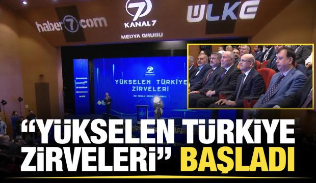 Y&uuml;kselen T&uuml;rkiye Zirveleri bug&uuml;n Bakan Şimşek'in katılımıyla başladı