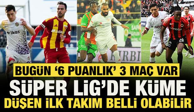 6 puan değerinde 3 maç... Süper Lig'de 4 maç sonunda 1 takım bugün küme düşebilir