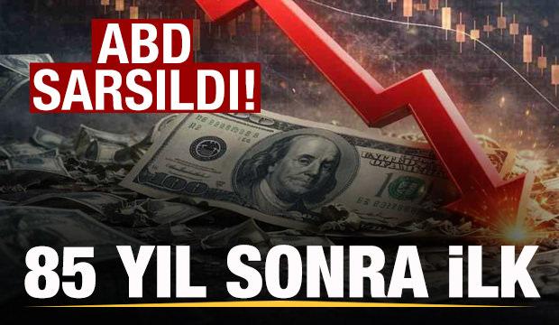 ABD ekonomisi sarsıldı! 85 yıl sonra bir ilk! 31 trilyon dolar şoku!