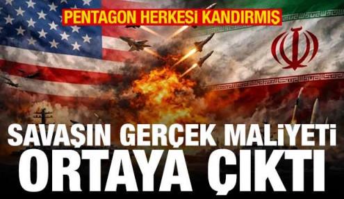 ABD'nin İran maliyeti söylenenden 2 kat daha fazla