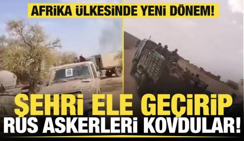 Afrika ülkesinde yeni dönem! Şehri ele geçirip Rus askerleri kovdular!
