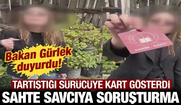 Ataşehir'de tartıştığı sürücüye kendisini savcı olarak tanıtan şüpheliye soruşturma