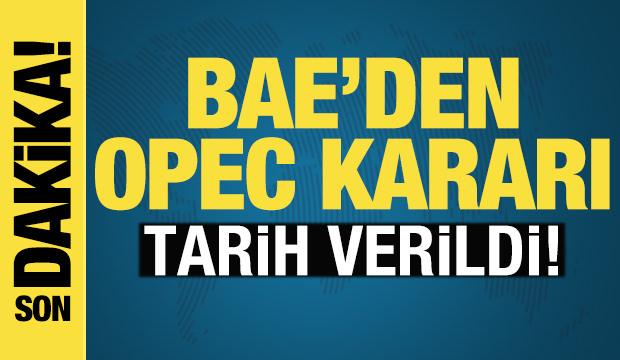 BAE, OPEC'ten ayrılma kararı aldı