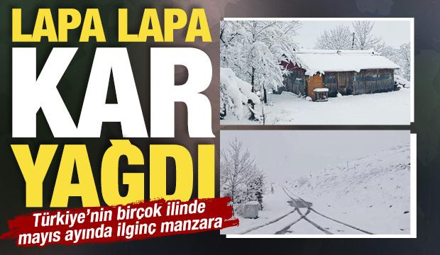 Bahar beklenirken kış geri d&ouml;nd&uuml;: Bir&ccedil;ok ilimiz beyaza b&uuml;r&uuml;nd&uuml;