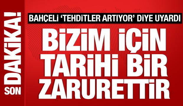 Bahçeli'den önemli açıklamalar