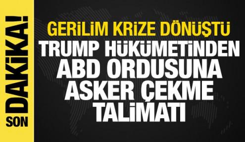 Trump hükümetinden ABD ordusuna Almanya'dan asker çekme talimatı