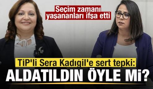 Burcu Köksal'dan TİP'li Kadıgil'e sert tepki: Aldatıldın öyle mi?