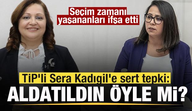 Burcu Köksal'dan TİP'li Kadıgil'e sert tepki: Aldatıldın öyle mi?