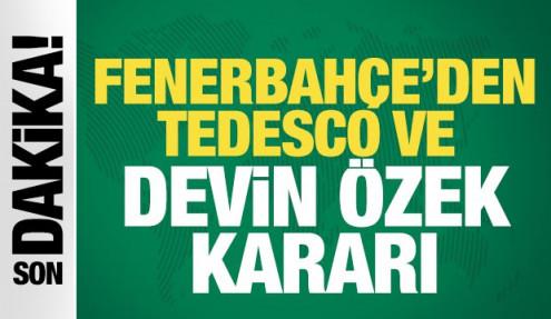 Fenerbahçe'den son dakika Tedesco ve Devin Özek kararı! Resmen yollar ayrıldı