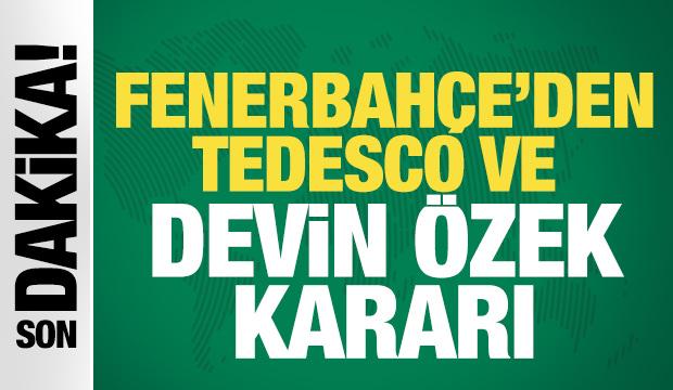 Fenerbahçe'den son dakika Tedesco ve Devin Özek kararı! Resmen yollar ayrıldı