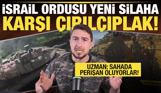 G&ouml;r&uuml;nt&uuml;ler analiz edildi: İsrail ordusu yeni silaha karşı &ccedil;ırıl&ccedil;ıplak!