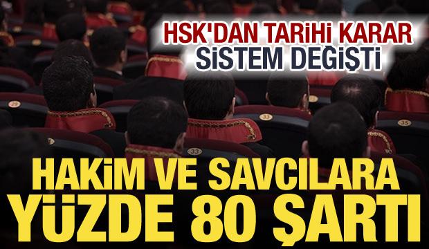HSK'dan tarihi karar! Hakim ve savcılara terfide yüzde 80 şartı getirildi