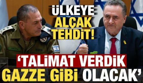 İsrail'den ülkeye alçak tehdit! 'Gazze'deki yıkımın aynısı olacak...'