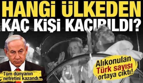 İşte ülkelere göre İsrail'in Sumud Filosu'ndan kaçırdığı kişi sayısı! 
