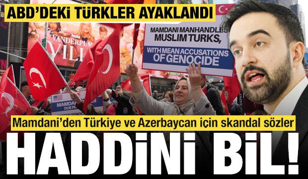 Mamdani'nin skandal 'Ermeni' s&ouml;zlerine karşı Times Meydanı'nda tarihi protesto