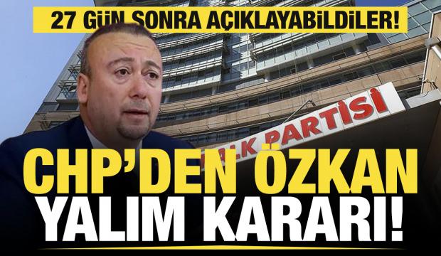 &Ouml;zkan Yalım CHP'den ihra&ccedil; edildi