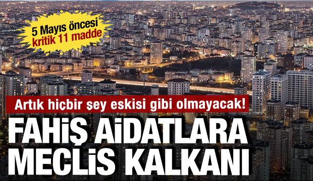 Site aidatlarında keyfi artış dönemi bitti: 11 madde daha kabul edildi